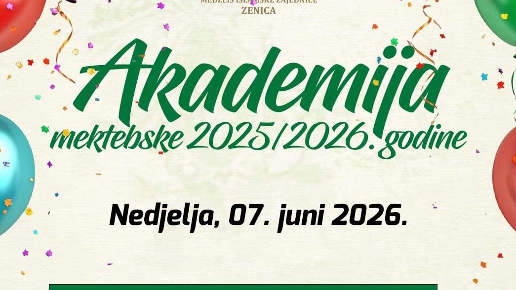 Medžlis Zenica: Svečana akademija mektepskih polaznika u nedjelju u Bosanskom narodnom pozorištu