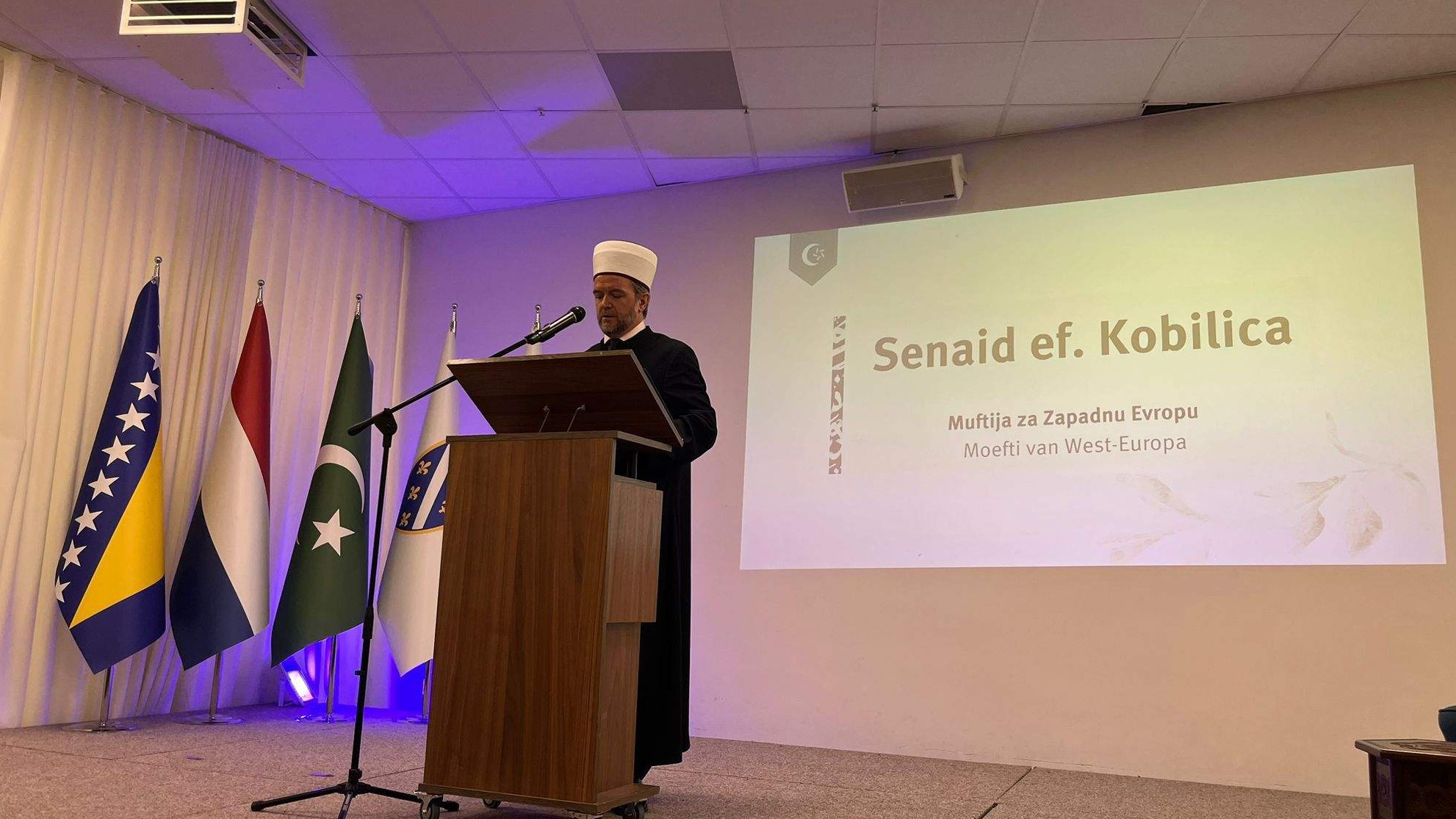 Muftija Kobilica na obilježavanju 35 godina IKC Selam Rotterdam