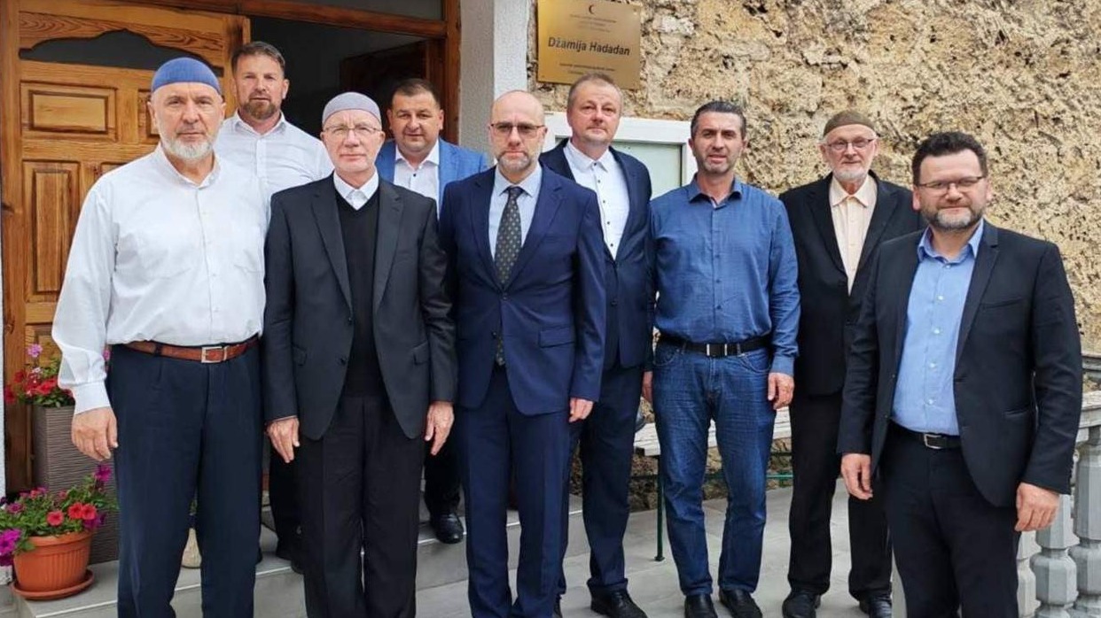 Muftije Adilović i Fazlović u posjeti Medžlisu Jajce