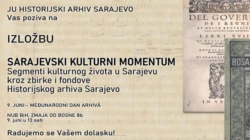 Sutra predstavljanje izložbe 'Sarajevski kulturni momentum'