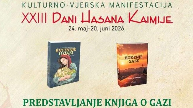23. Dani Hasana Kaimije: U Kalesiji promocija knjiga o Gazi