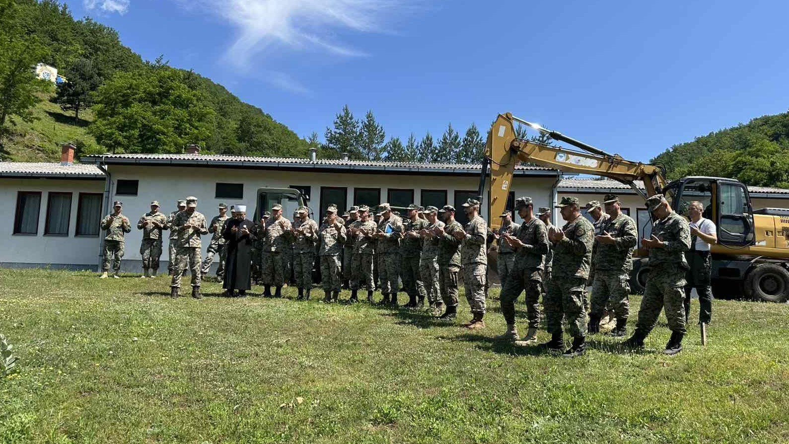 Počela izgradnja prvog vojnog mesdžida u kasarni „Kosova“ u Ustikolini