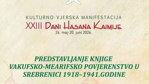 Srebrenica: U utorak promocija knjige o Vakufsko-mearifskom povjerenstvu autora Emraha Đozića