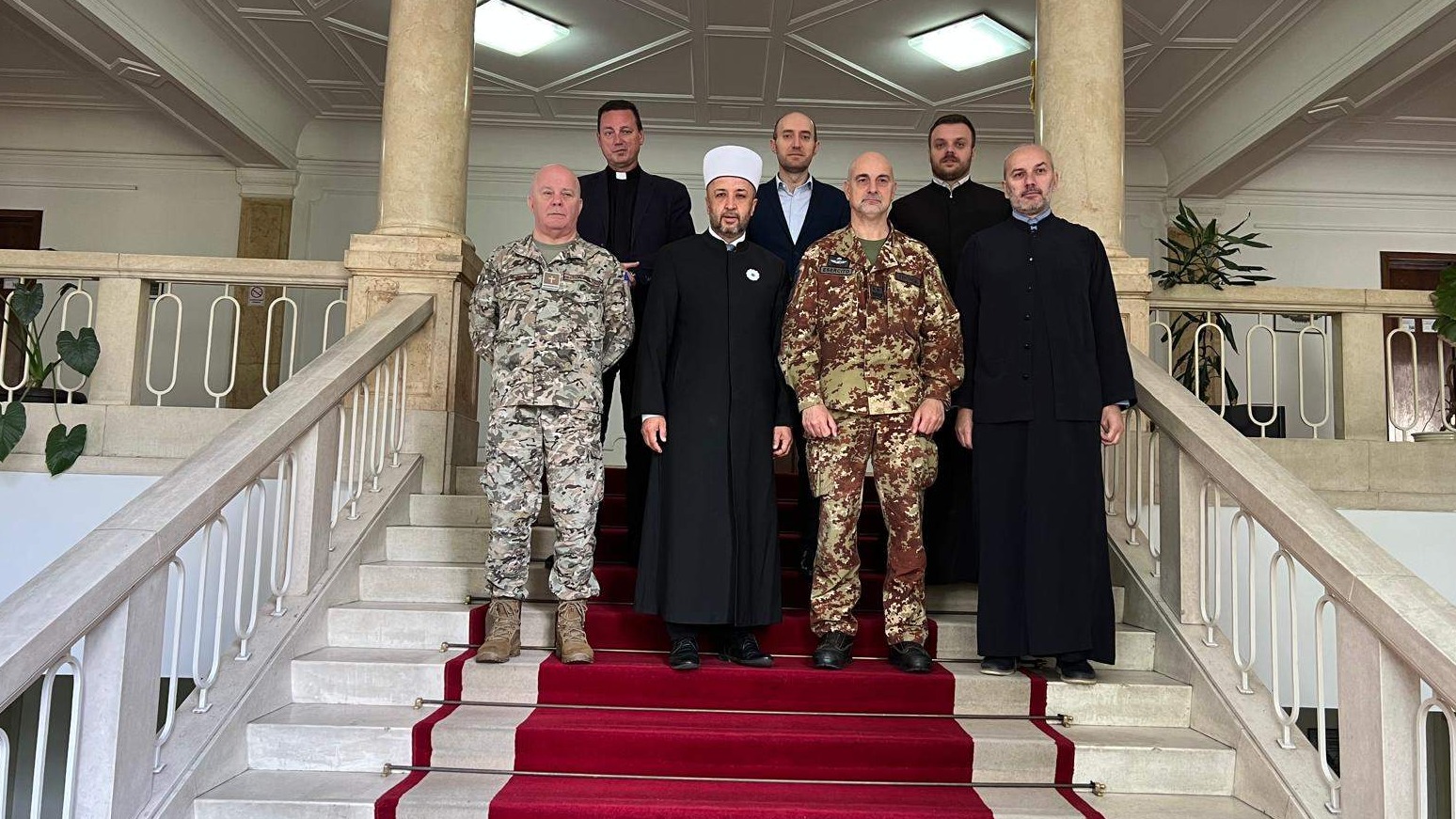 Komandant EUFOR-a održao sastanak sa predstavnicima vjerske službe Ministarstva odbrane i Oružanih snaga Bosne i Herecgovine