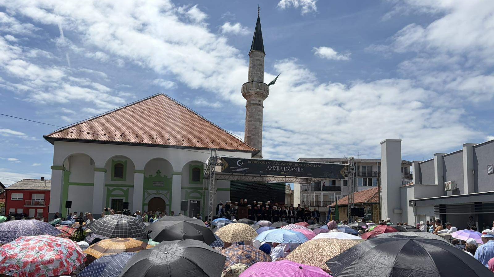 Svečano otvorena obnovljena Azizija džamija u Orašju: Simbol duhovnosti, pamćenja i suživota