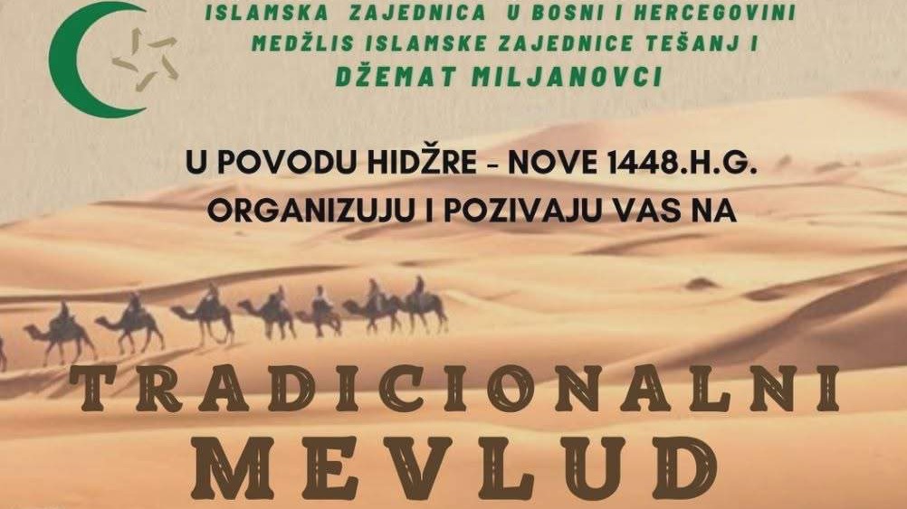 Tradicionalni mevlud u Miljanovcima povodom Nove 1448. hidžretske godine