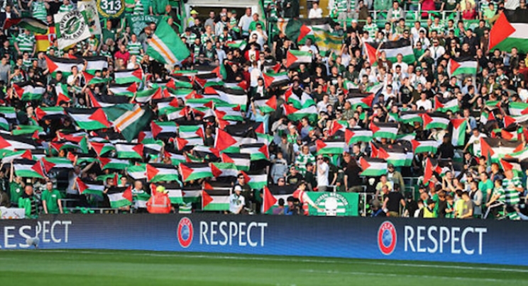 UEFA kaznila Celtic zbog isticanja palestinskih zastava