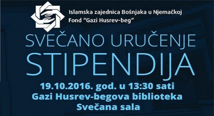 U srijedu uručenje 180 stipendija Fonda "Gazi Husrev-beg"