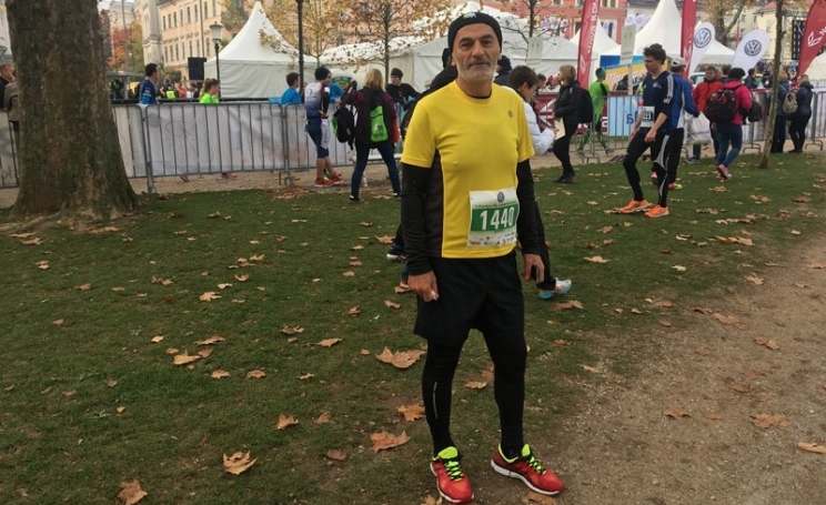 Imam Nazif Topuz u 61. godini pretrčao Ljubljanski maraton