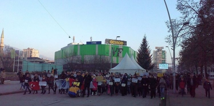 U Zenici protestno okupljanje i mirovna šetnja 'Za Halep'