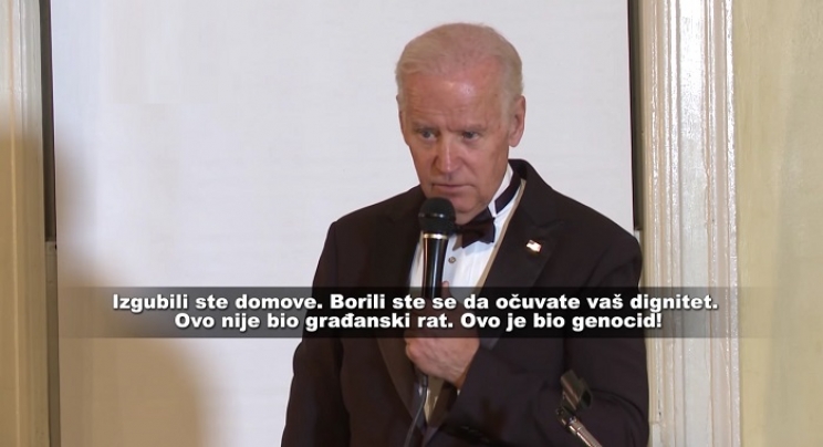 Joseph Biden: U BiH je počinjen genocid pred očima cijele Evrope (VIDEO)