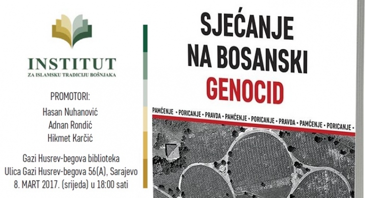 Promocija knjige Sjećanje na bosanski genocid: pravda, pamćenje i poricanje