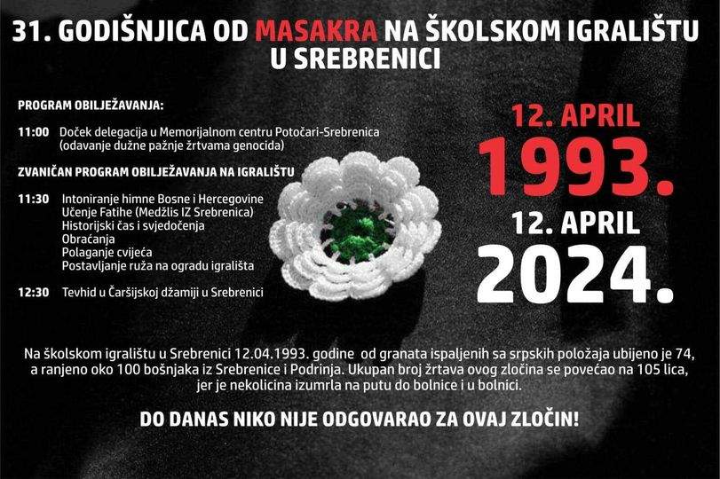 434647098_824006649758400_940457712359997200_n.jpg - Obilježavanje godišnjice od masakra na školskom igralištu u Srebrenici