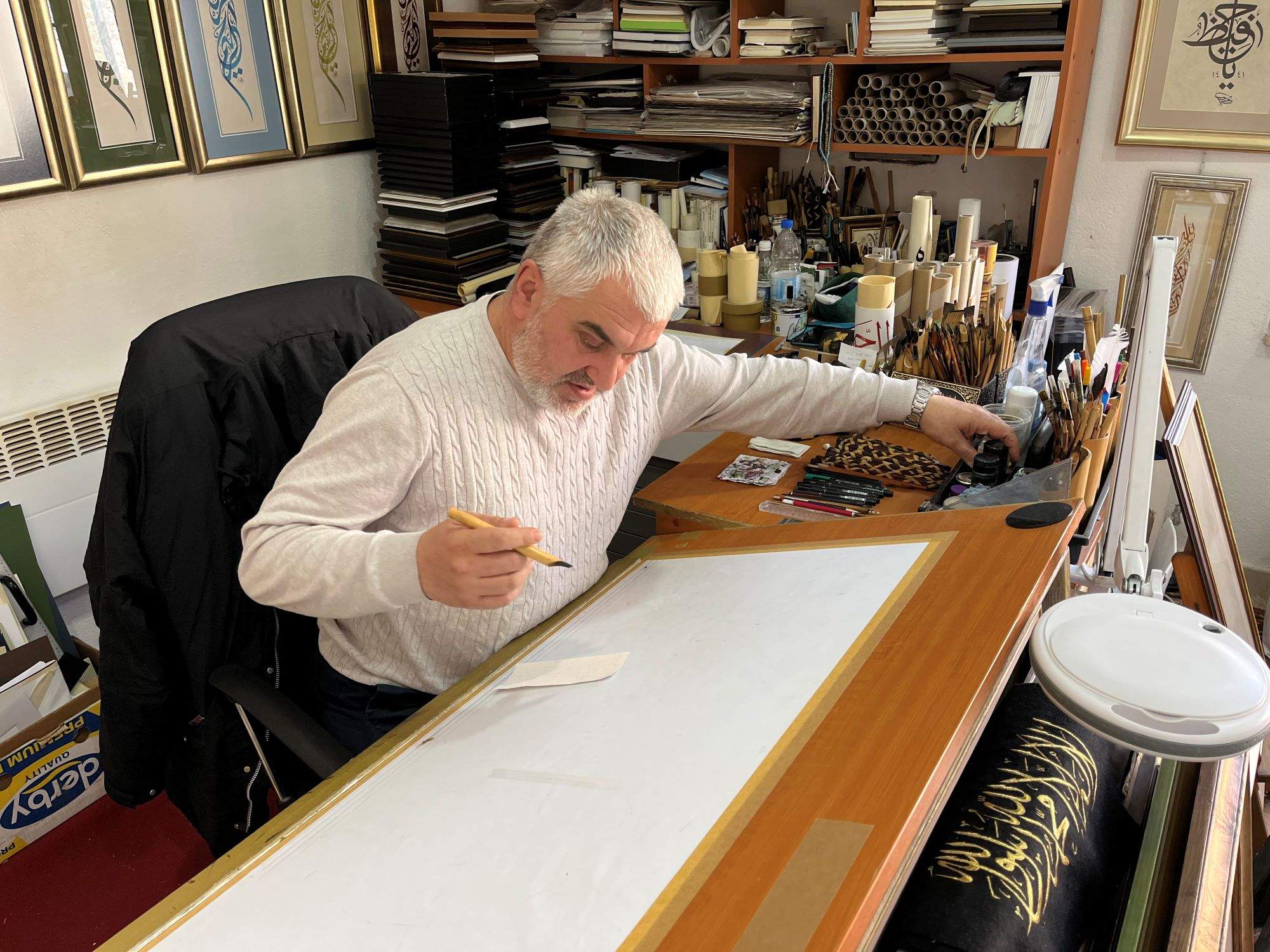 IMG_0981.jpg - Bajramski razgovor – Izudin Duraković: I kaligrafi su jednim dijelom hafizi Kur