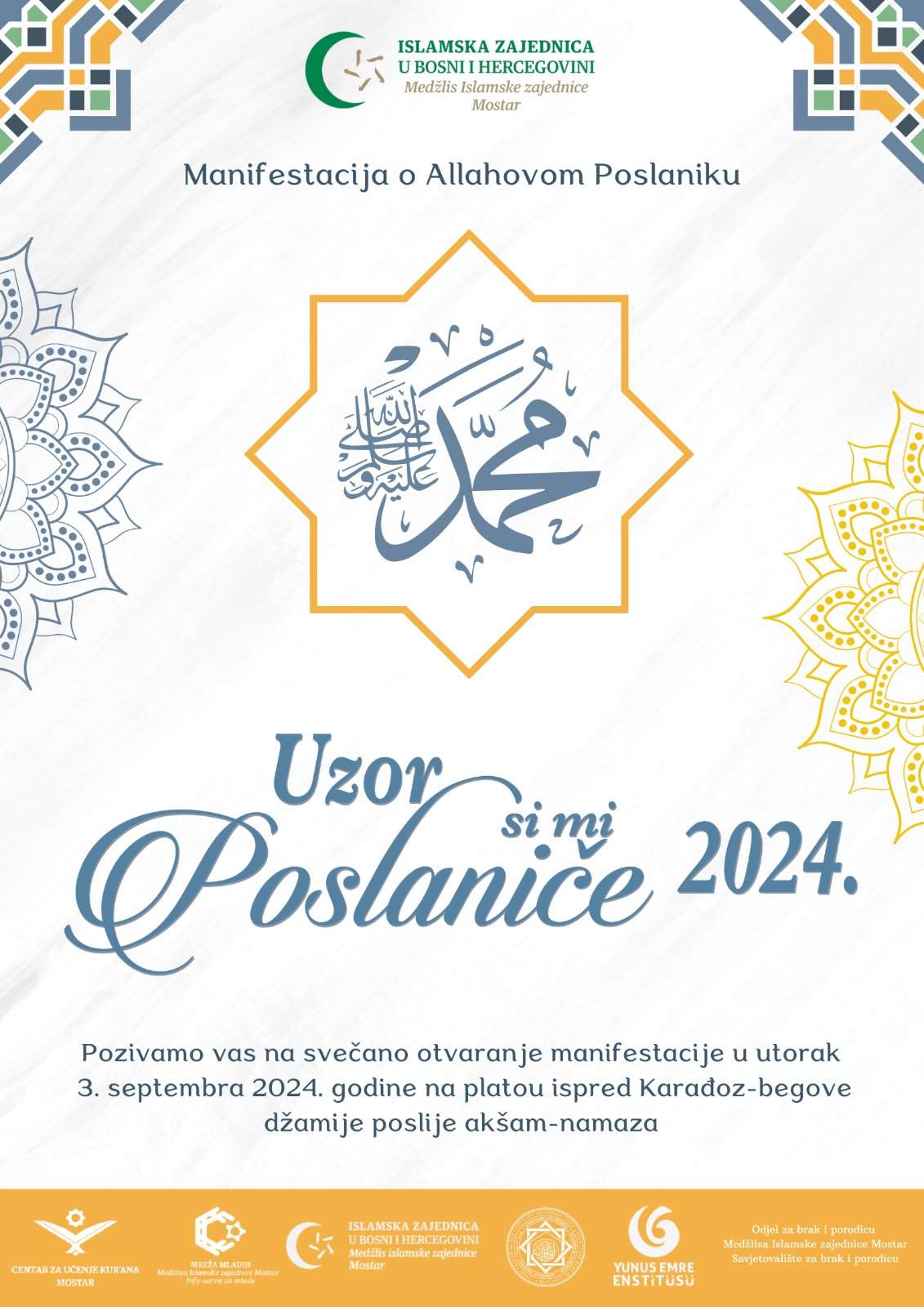 IMG-0030db6b175c92729451fa5860bfcbd7-V.jpg - Sutra počinju programi manifestacije Medžlisa Islamske zajednice Mostar 