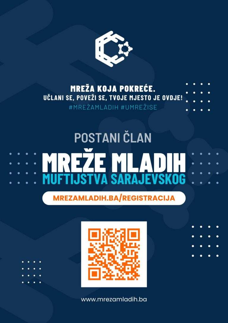 Plakat.jpg - Nova interaktivna online platforma Mreže mladih Muftijstva sarajevskog