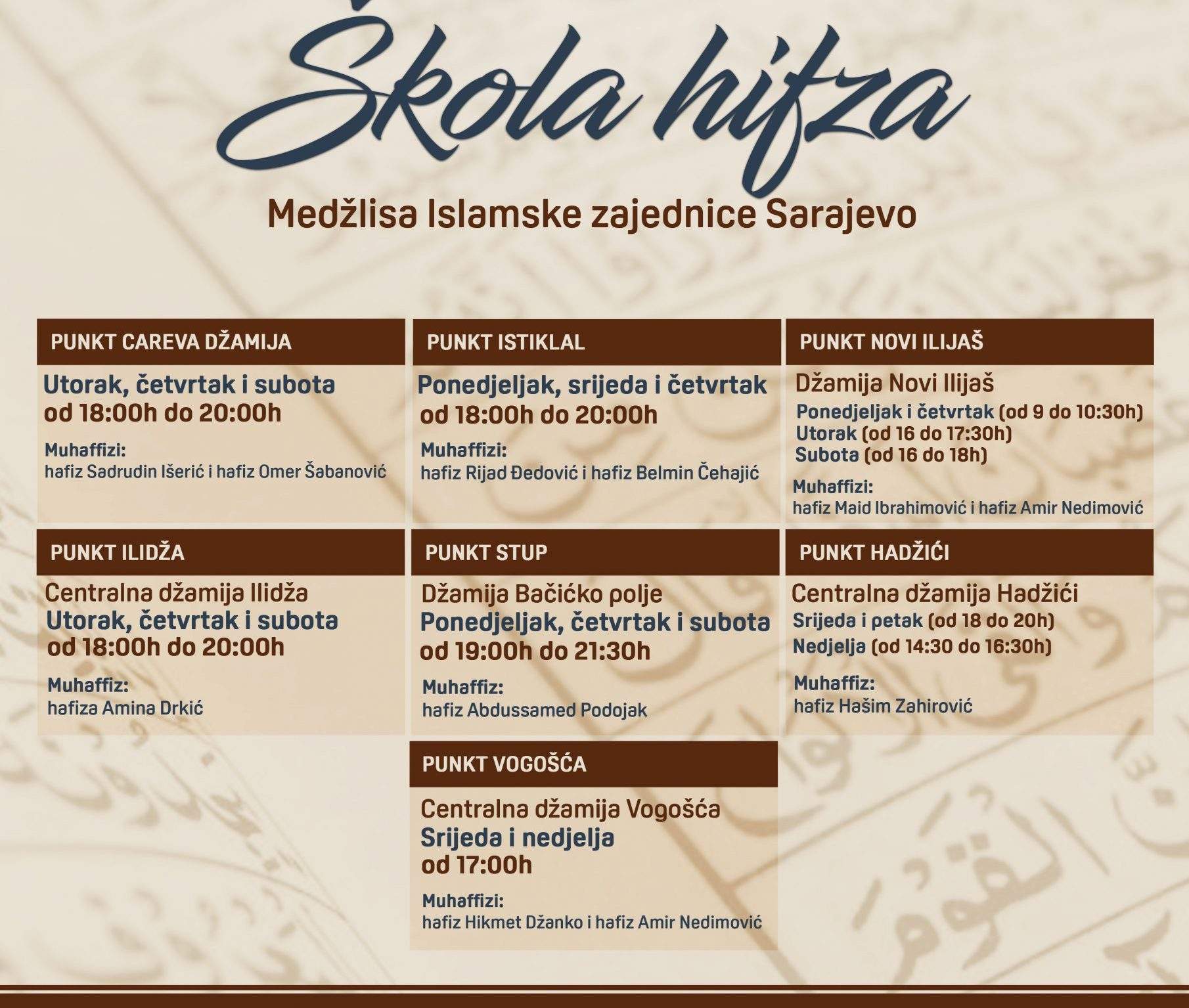Skola-hifza-scaled.jpg - Škola hifza Medžlisa Islamske zajednice Sarajevo ove godine na sedam punktova