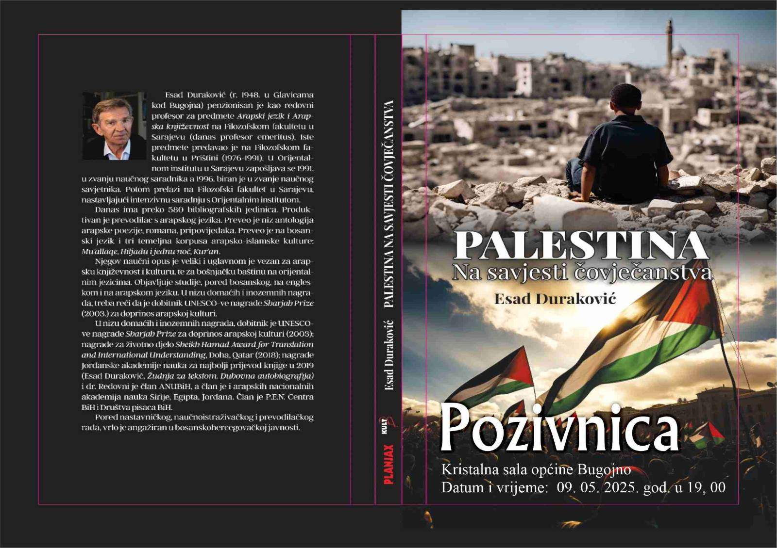 Korice1.jpg - U petak promocije knjige “Palestina na savjesti čovječanstva” akademika Esada Durakovića