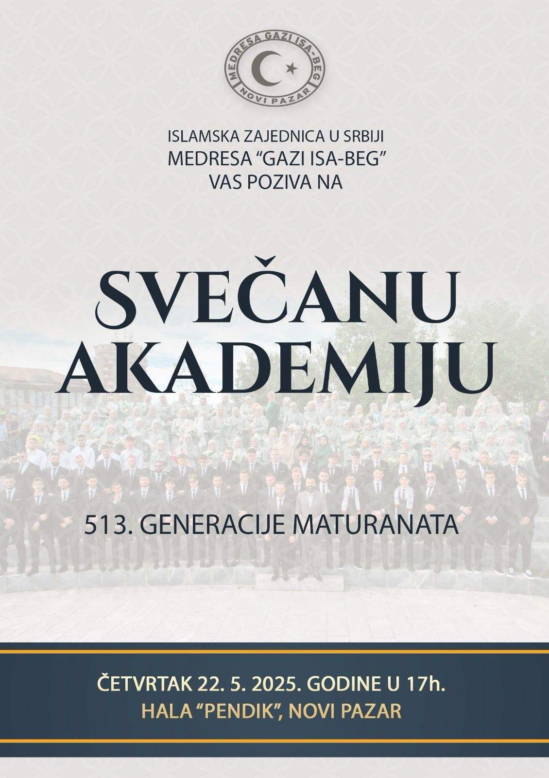 Akademija.jpg - Svečana akademija 513. generacije maturanata Medrese 