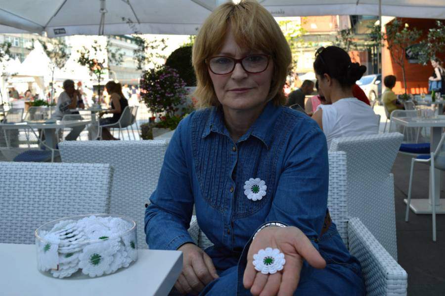 Azemina Ahmedbegović (Foto: Aljazeera Balkans) - Neslužbeni simbol genocida: 