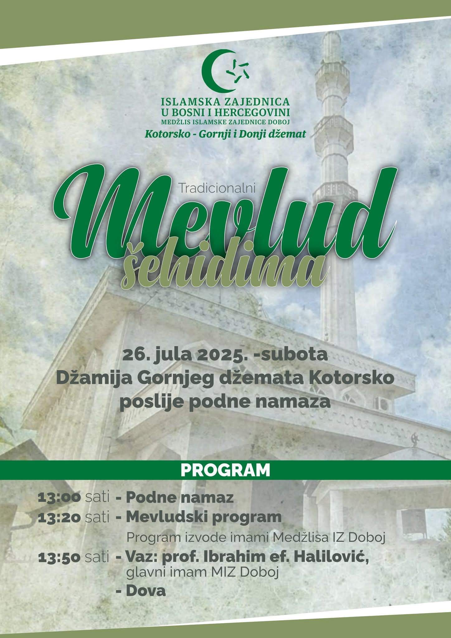 520866606_822912886731265_539155614383467646_n.jpg - MIZ Doboj: Tradicionalni mevlud šehidima u Kotorskom