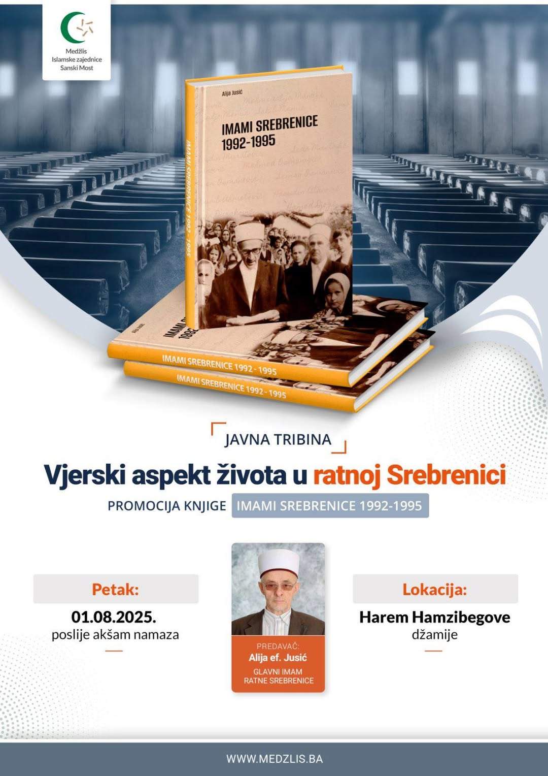 515499029_1163026575869521_7536552540470340826_n.jpg - Predavanje o vjerskom životu u ratnoj Srebrenici: Sjećanje na imame stradale u genocidu