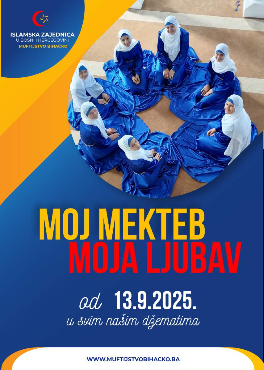 Mekteb-2025_Bihać.jpg - Muftijstvo bihaćko: Počinje nova mektepska godina – Ispunimo obavezu prema svojoj djeci