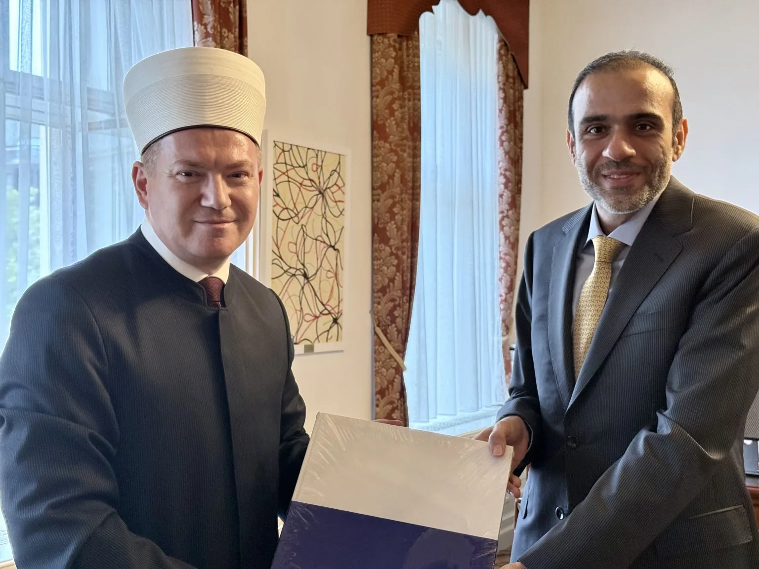 IMG_4729-1536x1152.jpg.webp - Muftija Porić posjetio ambasadora Države Katar u Austriji