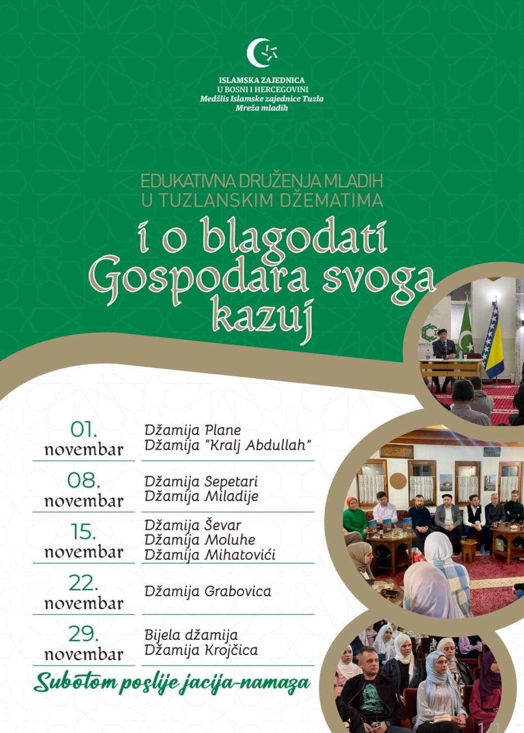 570856241_1287803610056353_763400577432271444_n.jpg - Medžlis Islamske zajednice Tuzla nastavlja s programom za mlade “I o blagodati Gospodara svoga kazuj”