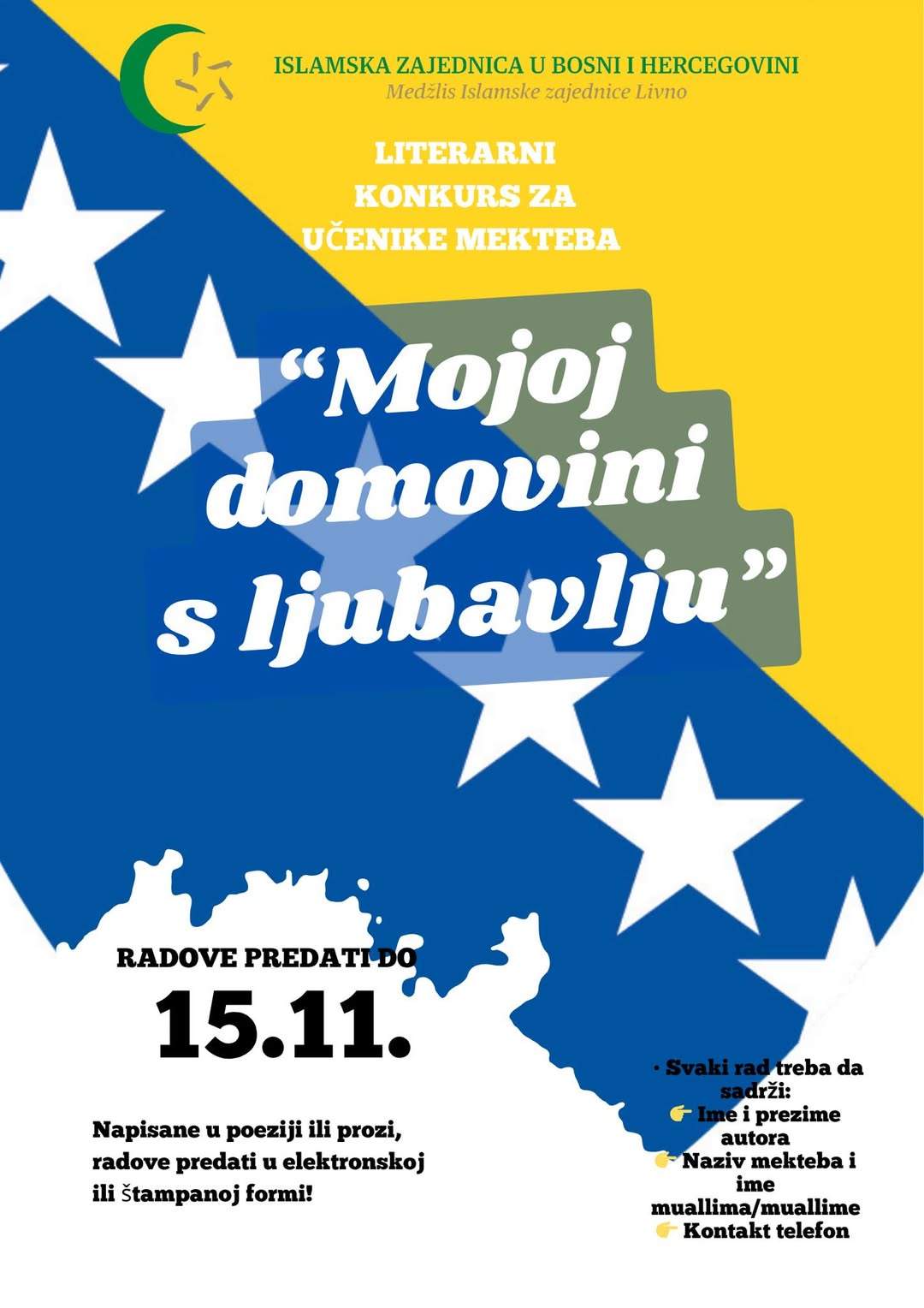 550231100_1237474441750991_36594164430793642_n.jpg - MIZ Livno raspisao literarni konkurs povodom Dana državnosti BiH