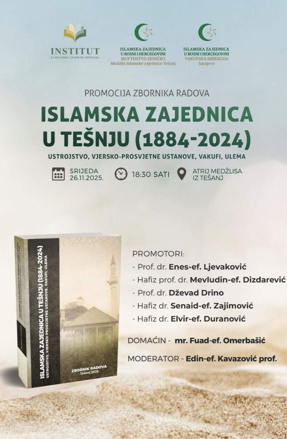 585383304_122212917092282214_739788902999648299_n.jpg - Promocija zbornika radova „Islamska zajednica u Tešnju (1884–2024)“