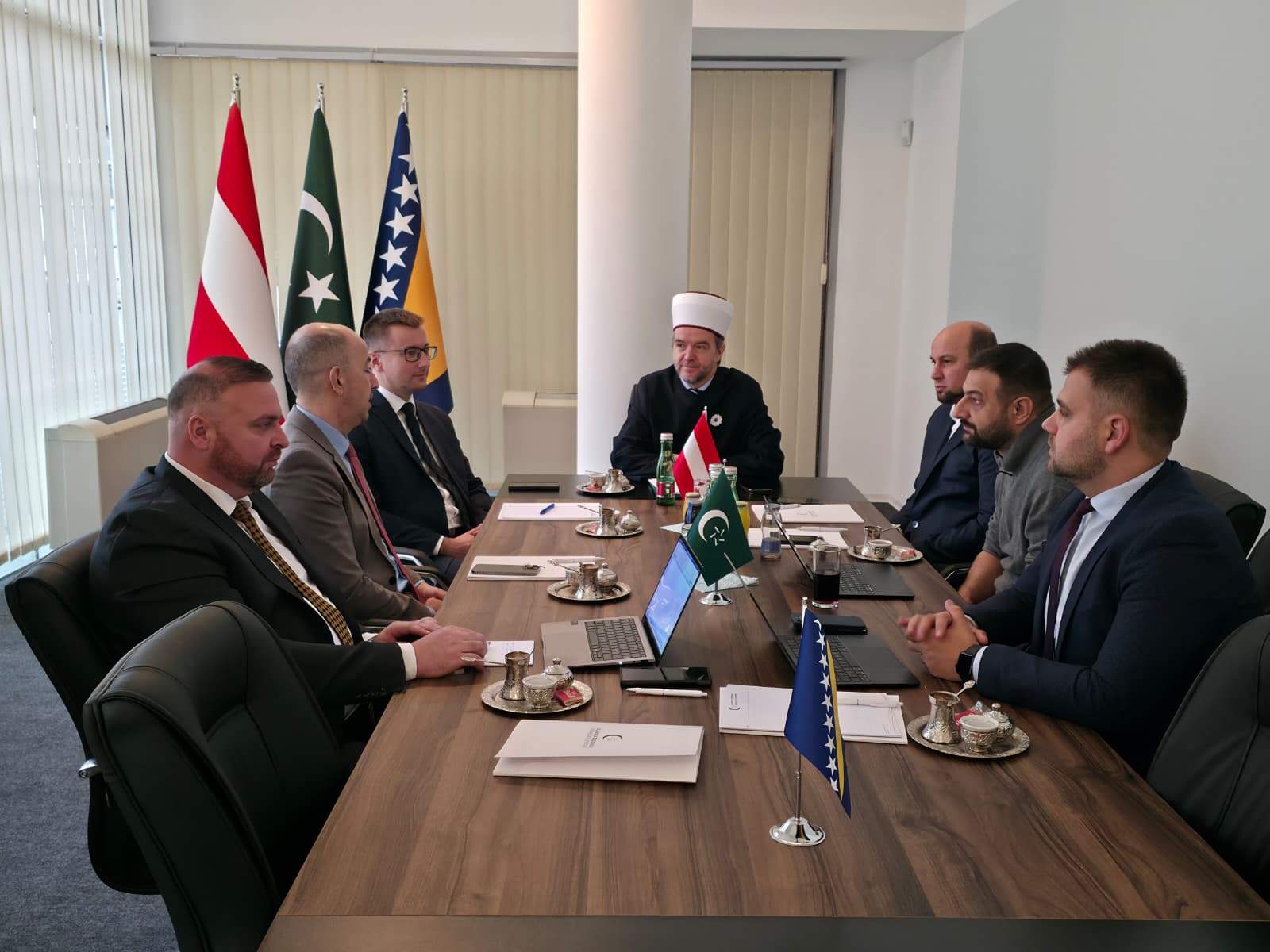 FOTO: IZBA - Održan sastanak rukovodstava Islamske zajednice Bošnjaka u Austriji i Njemačkoj