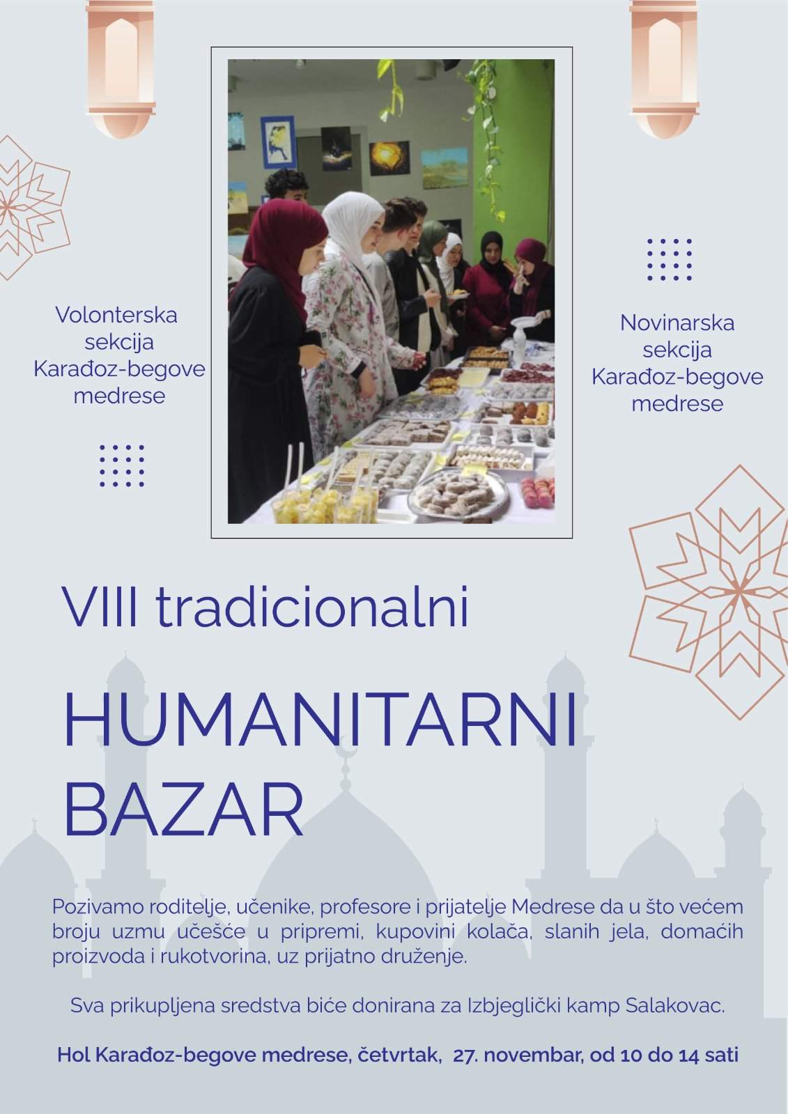 BAZAR.jpg - Humanitarni bazar Karađoz-begove medrese 27. novembra u Mostaru