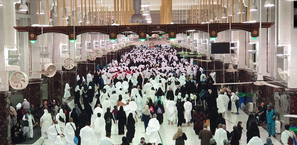 Saj.jpg - U proteklom mjesecu umru obavilo oko 14 miliona hodočasnika, prosječno trajanje umre 117 minuta