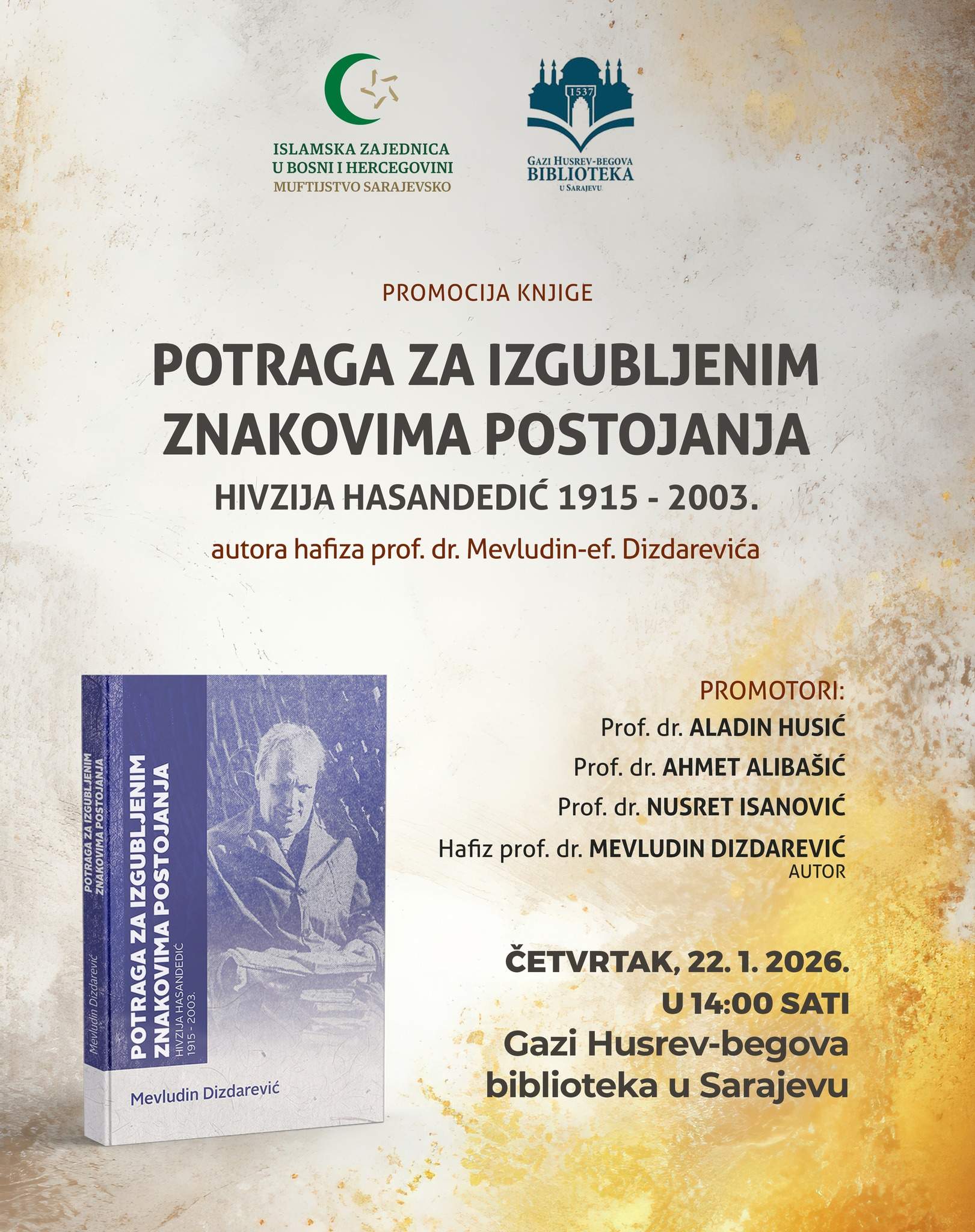 promocija-sarajevo-hivzija.jpg - Sarajevo: U četvrtak promocija knjige 