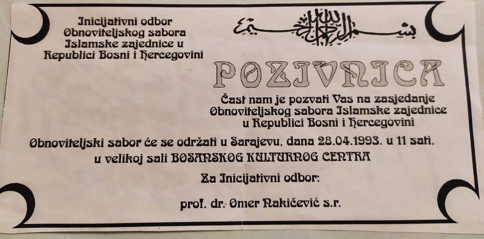 Pozivnica.jpg - Na dana&scaron;nji dan prije 33 godine održan 