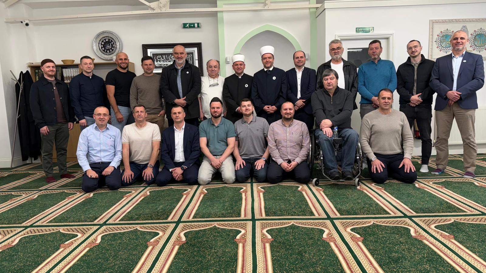kobilica-birmingham-1.jpeg - Muftija Kobilica održao sastanak sa rukovodećim predstavnicima Islamske zajednice Bo&scaron;njaka u Velikoj Britaniji