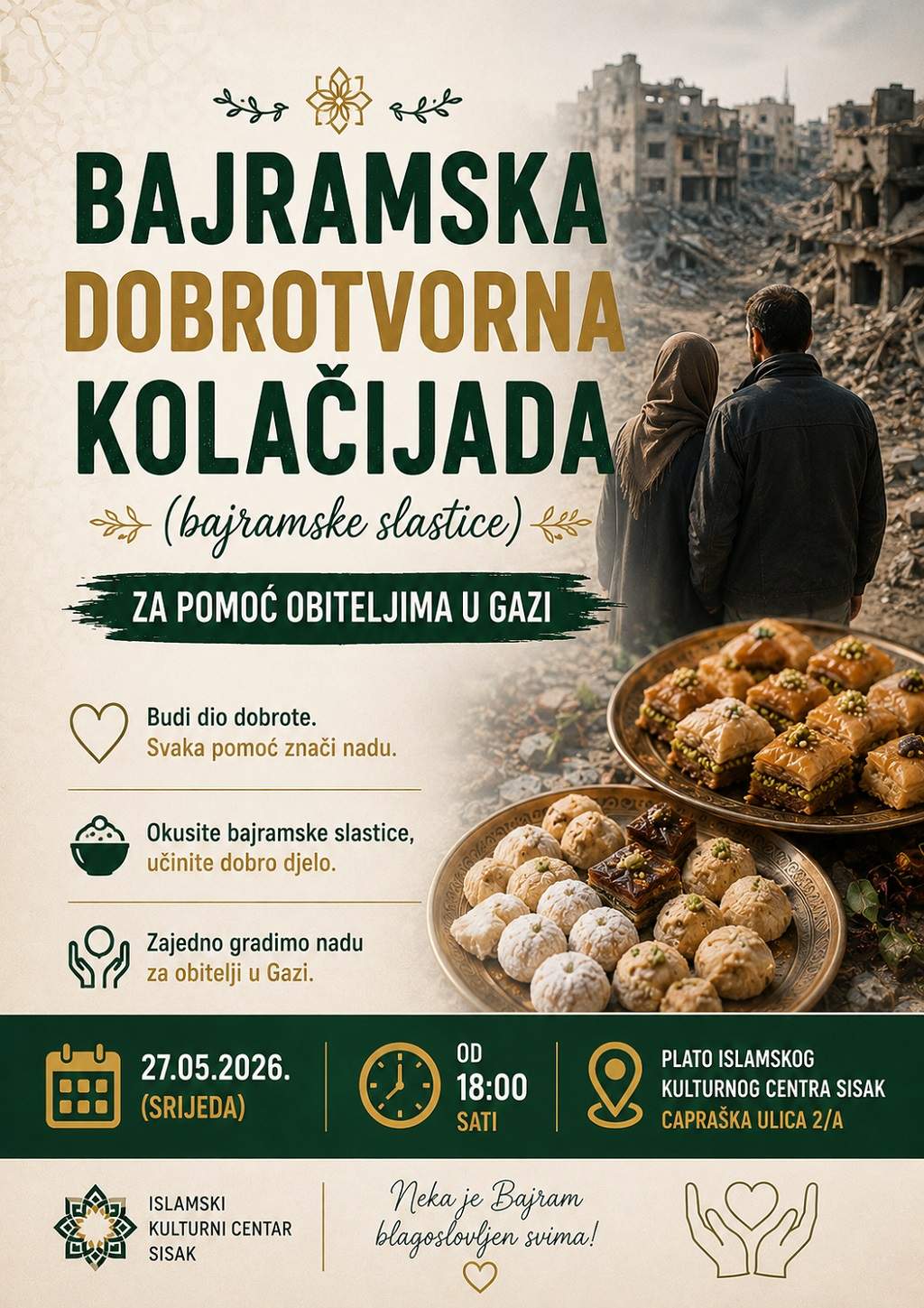 bajramska-dobrotvorna-kolacijada-the-best.jpg - Bajramska kolačijada u Sisku za pomoć stanovnicima Gaze