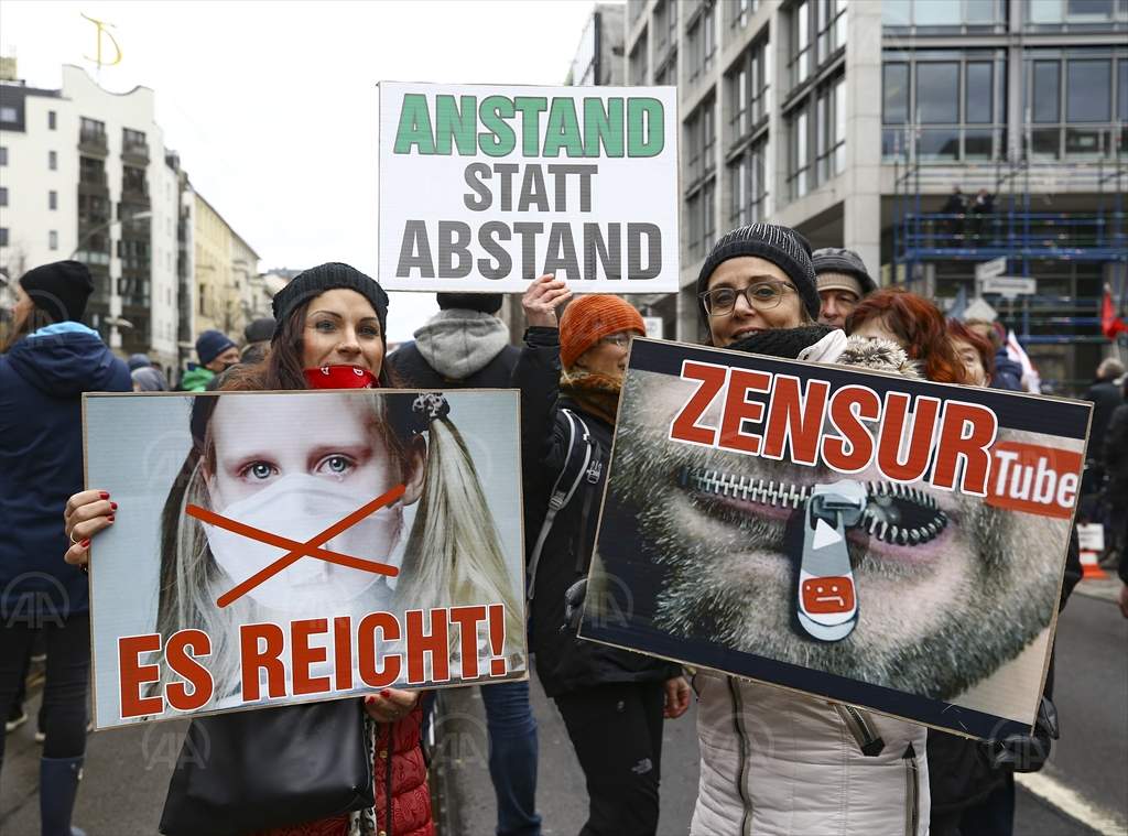 20210313_2_47320169_63352300_Preview.jpg - U Njemačkoj protesti zbog mjera protiv koronavirusa, a u Libanu protiv povećanja cijena