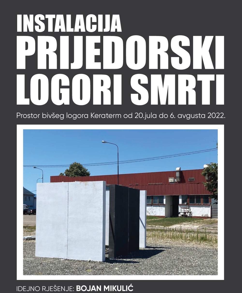 instalacija.jpg - Instalacija “Prijedorski logori smrti” od 20 jula do 6.augusta 