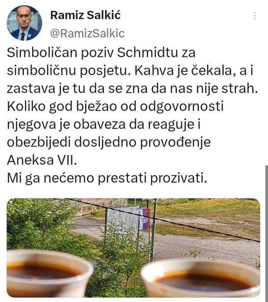 376678884_122132288858002948_4836064716790751545_n.jpg - Salkić: Kahva je čekala, nećemo prestati prozivati visokog predstavnika