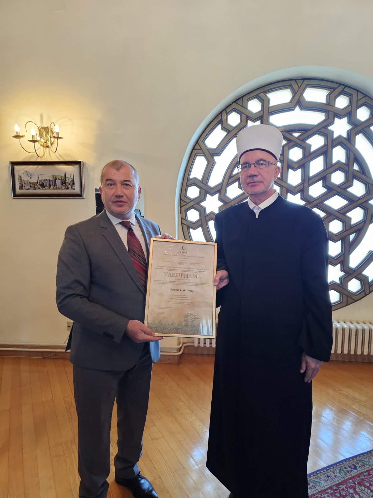 02.jpg - Delegacija Muftijstva tuzlanskog u posjeti Fakultetu islamskih nauka u Sarajevu