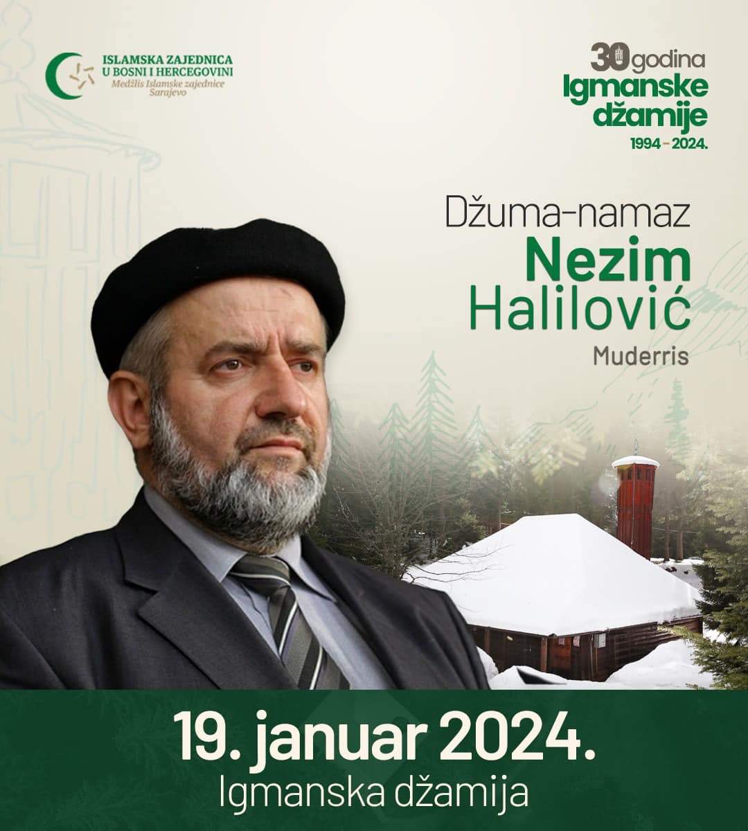 419889044_417823167265872_8406835307806430876_n.jpg - 30 godina od otvorenja Igmanske džamije: Nezim Halilović Muderris